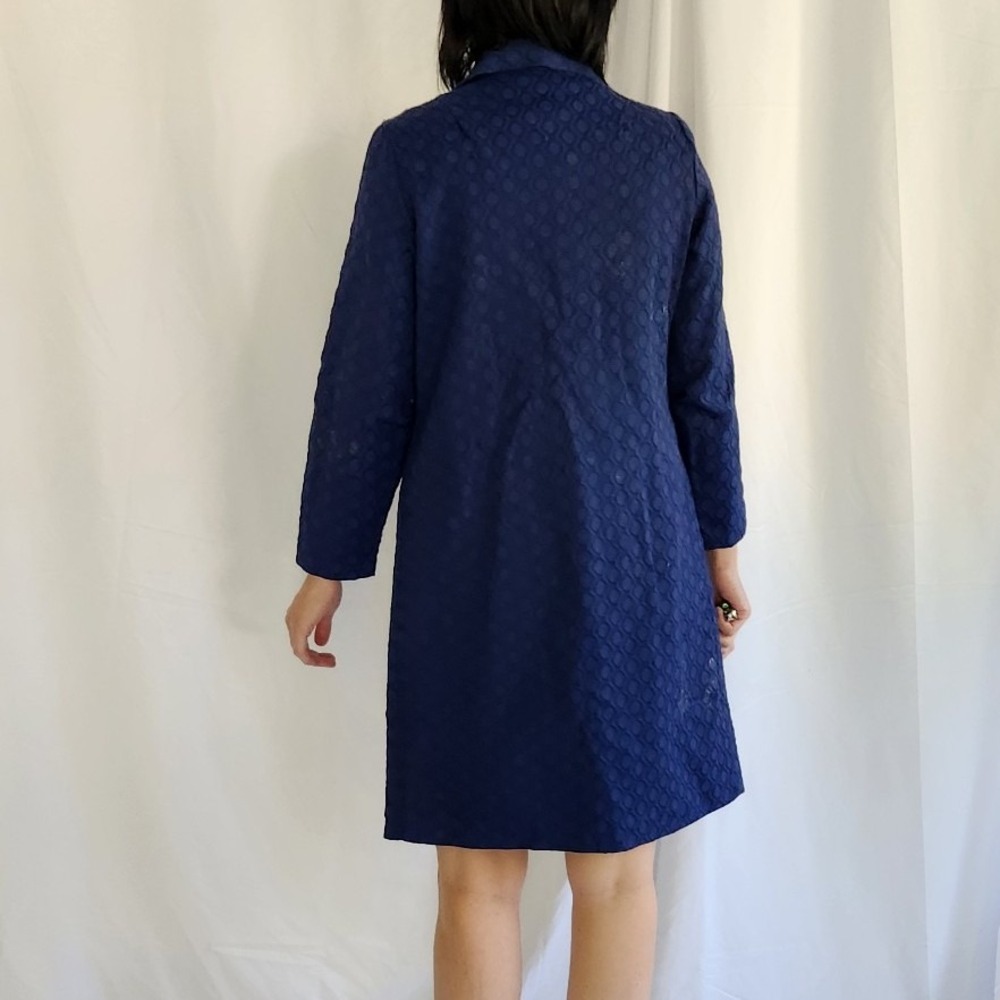 60s Blue Mod Dress and Jacket Set - Picture 3 of 6